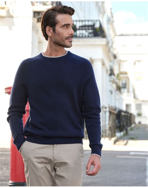 Navy Cashmere Crew